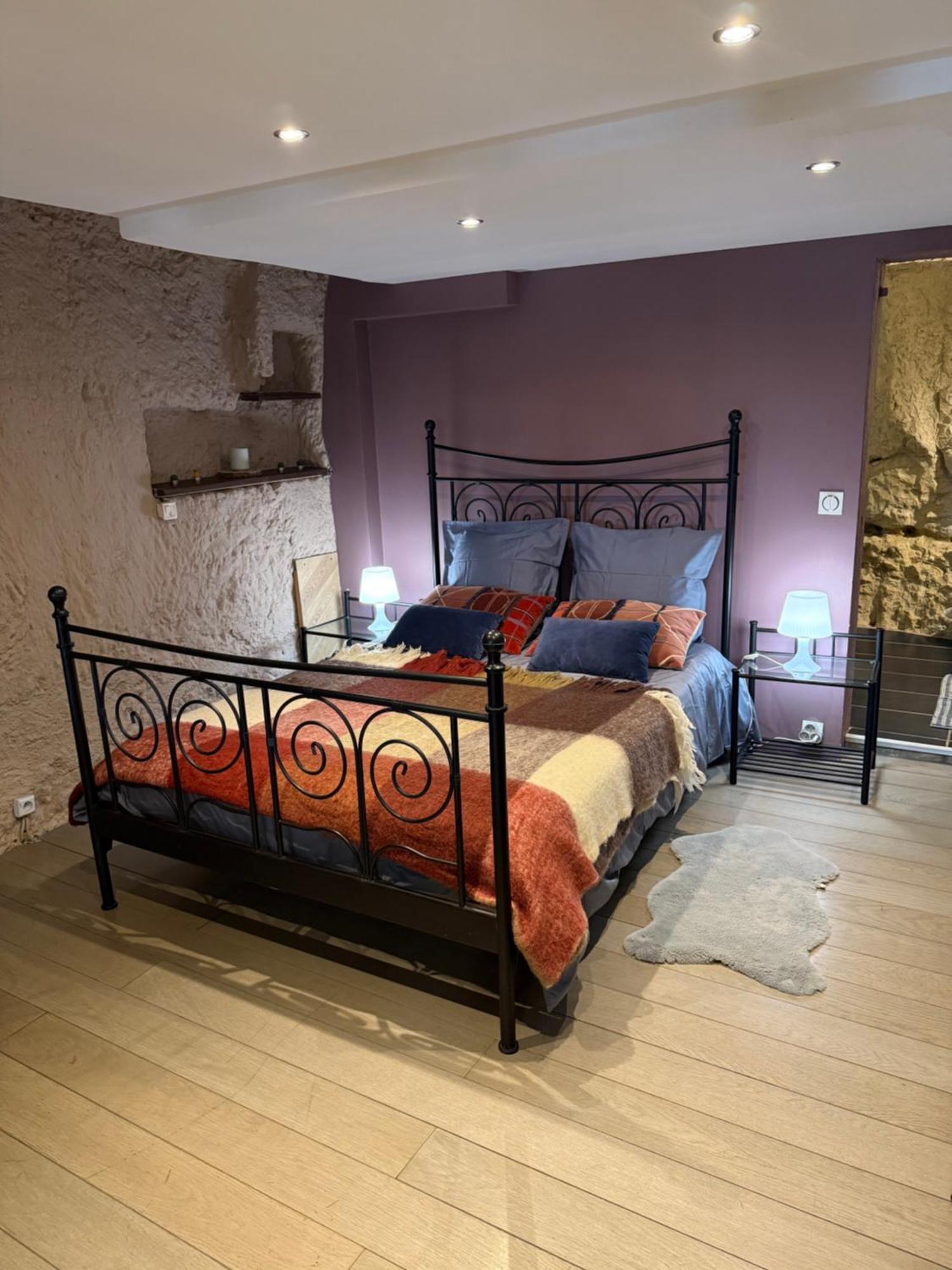 Appartement Troglodyte Du Petit Coteau à Vouvray Extérieur photo